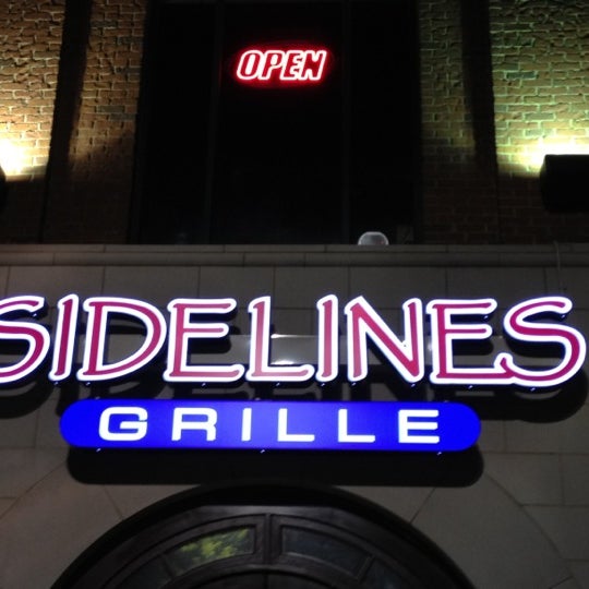 Photo taken at Sidelines Grille - Canton by Joan H. on 5/25/2012