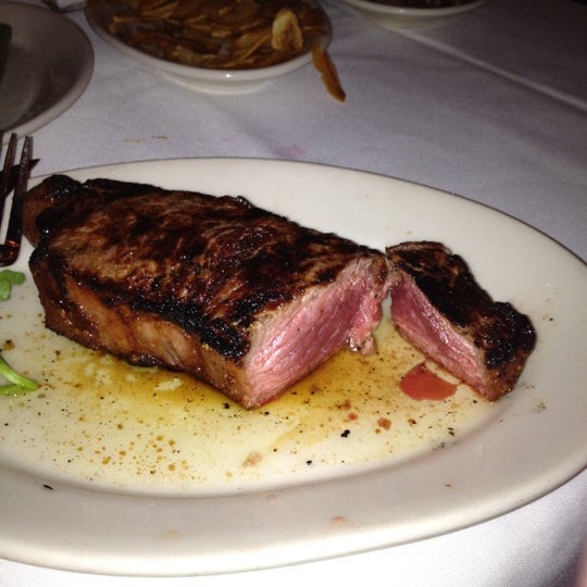 Photo taken at Lewnes&#39; Steakhouse by Rick D. on 2/29/2012