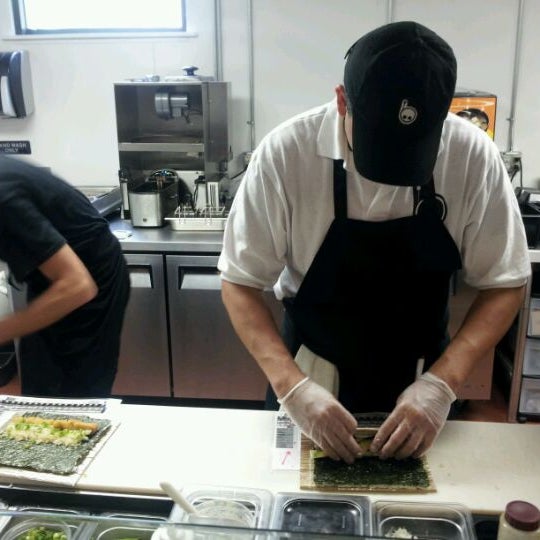Photo taken at Rollbotto Sushi by Alex W. on 6/4/2012