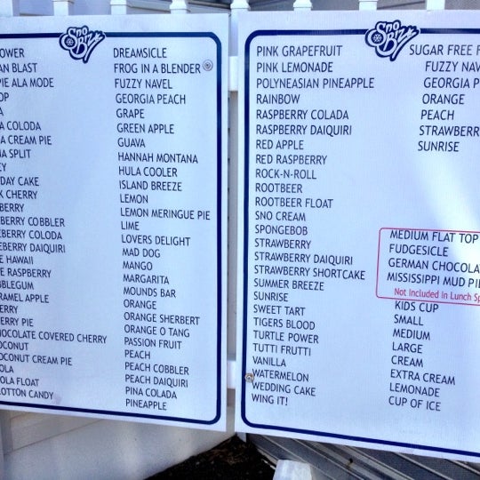 Sno Biz Ice Cream Parlor in Hamilton