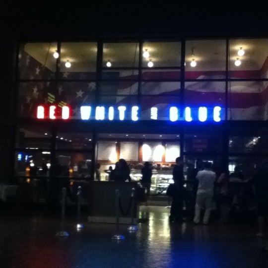 Photo taken at Red White and Blue by Sam D. on 8/1/2012