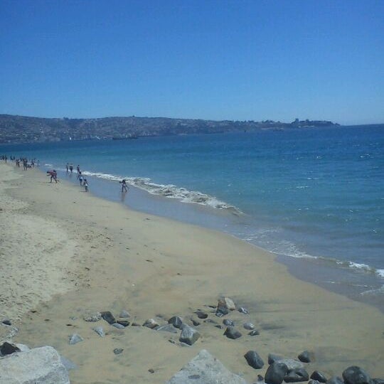 Photo taken at Playa Caleta Portales by ᴡ H. on 3/1/2012