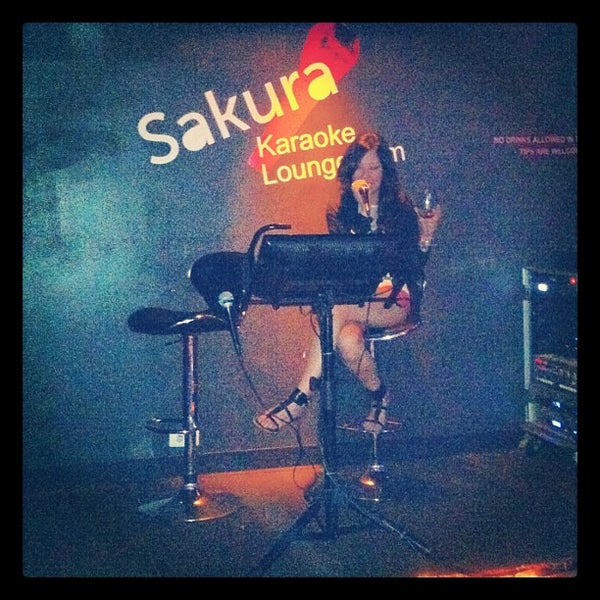 Photo taken at Sakura Karaoke Bar by Sharon C. on 9/11/2012