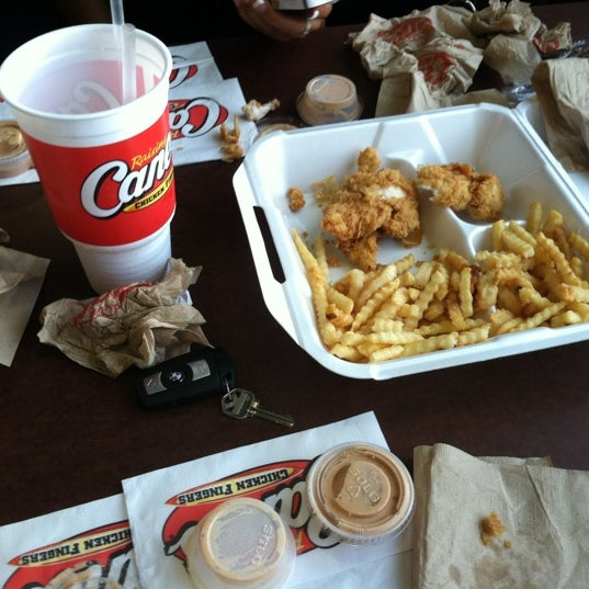 Photo taken at Raising Cane&#39;s Chicken Fingers by David P. on 4/15/2012