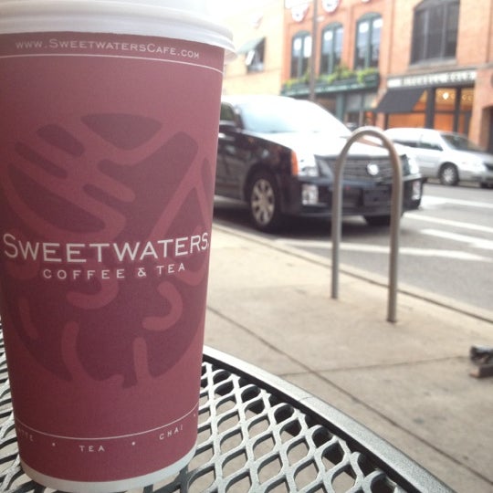 Photo taken at Sweetwaters Coffee &amp; Tea Washington St. by Richard R. on 6/25/2012
