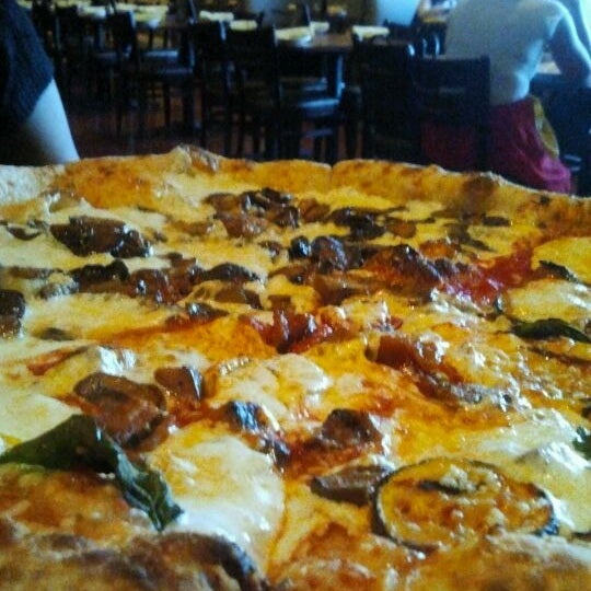 Photo taken at Vesta Wood Fired Pizza &amp; Bar by Kaarthy M. on 4/17/2012