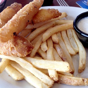 O'Shay's fish and chips are among the best we've had in St. Louis: four thick pieces of firm, white fish, with a coating that has a perfect balance between crispness and give. Joe Bonwich