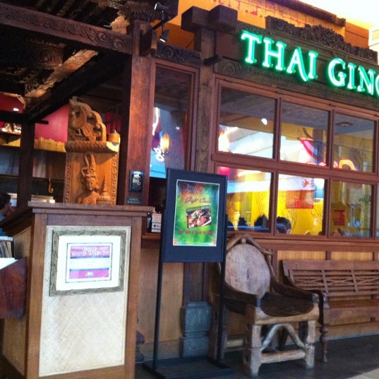 Photo taken at Thai Ginger Restaurant by Nick G. on 6/20/2012