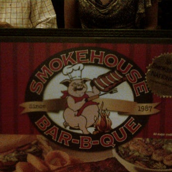 Photo taken at Smokehouse Barbecue by Angela Marie C. on 6/5/2012