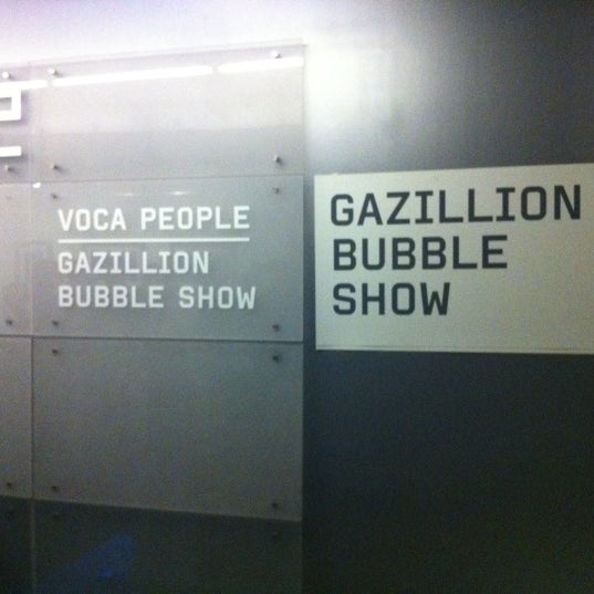 Photo taken at Gazillion Bubble Show by Jason I. on 4/1/2012
