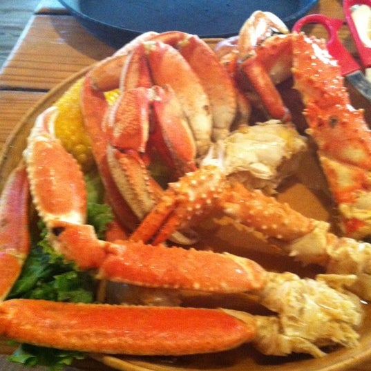 Photo taken at Bluewater Seafood - Champions by Calvin S. on 7/21/2012