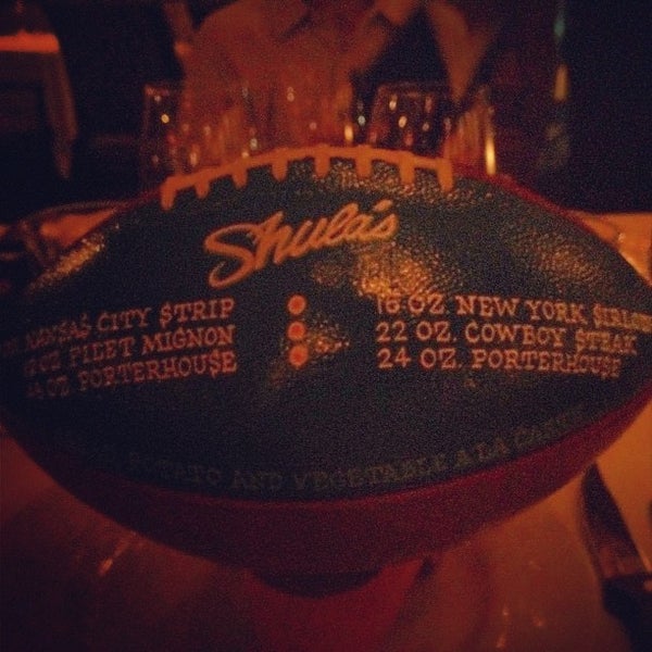 Photo taken at Shula&#39;s Steakhouse at the Alexander™ by Alan G. on 3/30/2012