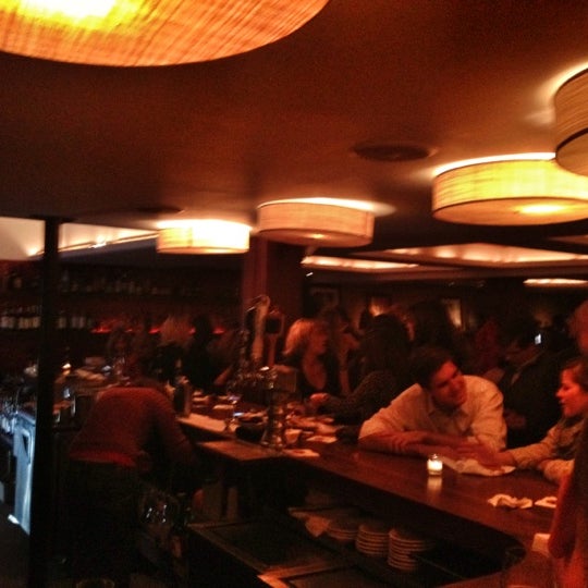Photo taken at Barcelona Restaurant &amp; Wine Bar by Jefferson G. on 5/4/2012