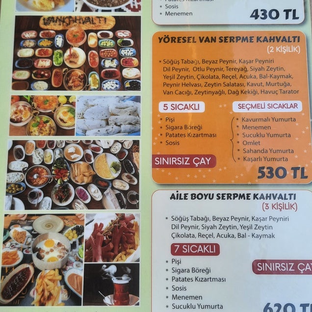 kahvaltı fotoğrafı
