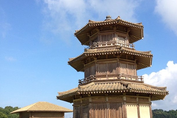 手作り 鞠智城（熊本県）1/20の模型 （熊本城 特別公開 | たまララ） 