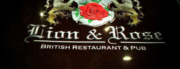 The Lion & Rose British Restaurant & Pub is one of Lugares favoritos de Kelly.