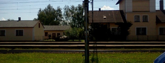 Železniční stanice Ševětín is one of Železniční stanice ČR (R-Š).