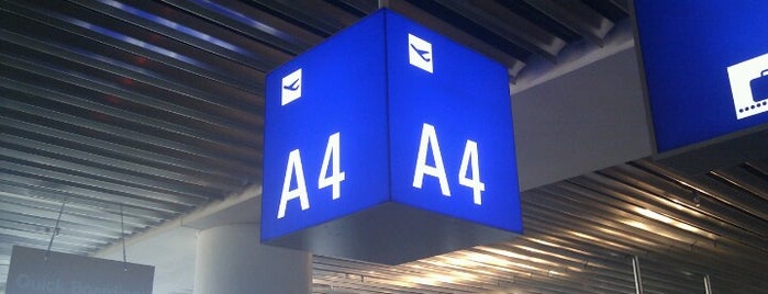 Gate A4 is one of Flughafen Frankfurt am Main (FRA) Terminal 1.