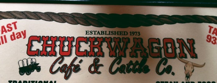 Chuckwagon Cafe is one of You Gotta Eat Here! - List 1.