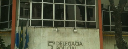 5ª Delegacia de Polícia Civil is one of Delegacias de Polícia da Cidade do Rio de Janeiro.