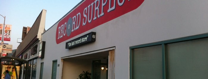 Record Surplus is one of Los Angeles (shopping).