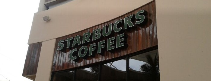 Starbucks is one of Orte, die Sebastian gefallen.
