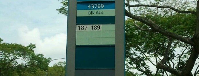 Bus Stop 43709 (Blk 644) is one of Favourite.