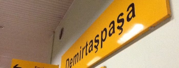 Demirtaşpaşa Metro İstasyonu is one of foursQuare.