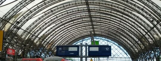 Dresden Hauptbahnhof is one of StorefrontSticker #4sqCities: Dresden.