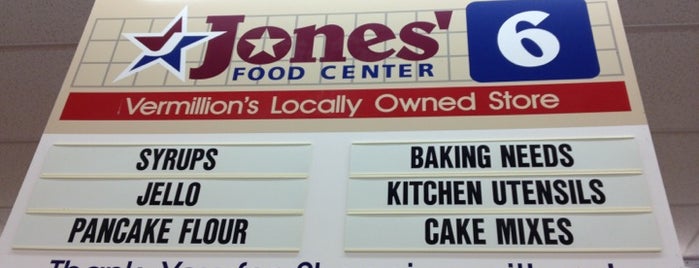 Jones' Food Center is one of To-Do Back Home.
