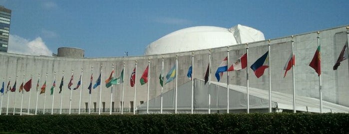 United Nations is one of The Amazing Race 21 map.