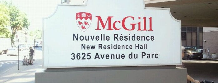 McGill Housing — New Residence Hall is one of Campus Dining.