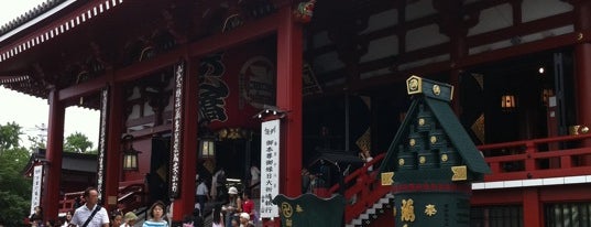 Templo Sensō-ji is one of iPhone App Tokyo Vista Spots.