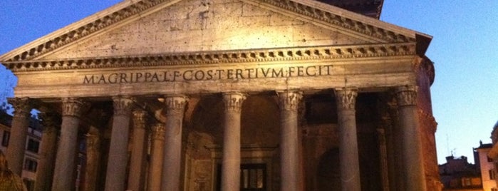Pantheon is one of My Italy Trip'11.