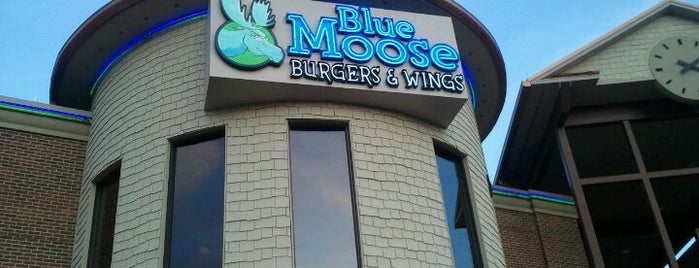 Blue Moose Burgers & Wings is one of Orte, die steve gefallen.