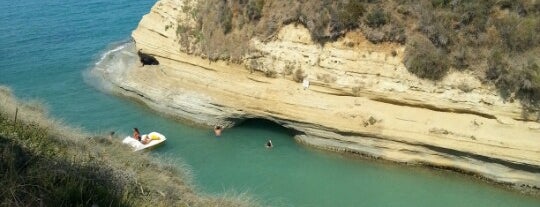 Canal d'Amour is one of Greece. Corfu.