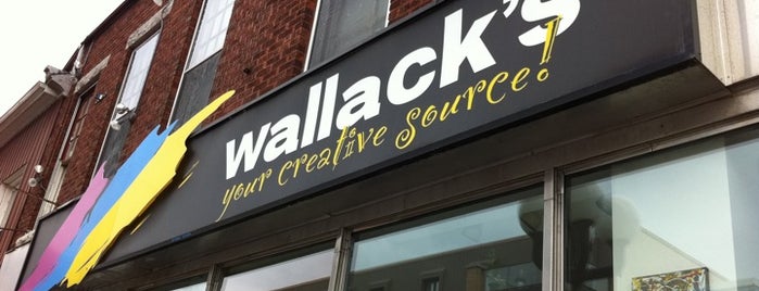 Wallack's Art Store is one of สถานที่ที่ Mike ถูกใจ.