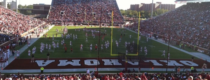 Gaylord Family Oklahoma Memorial Stadium is one of Great Sport Locations Across United States.