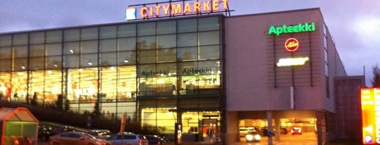 K-citymarket is one of Aapo'nun Beğendiği Mekanlar.