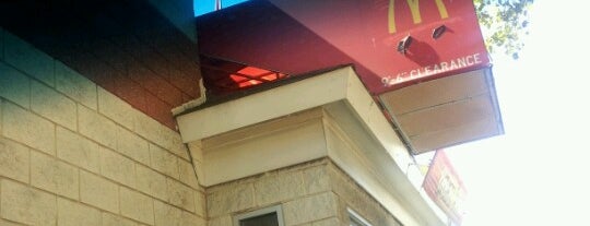 McDonald's is one of Anthony : понравившиеся места.