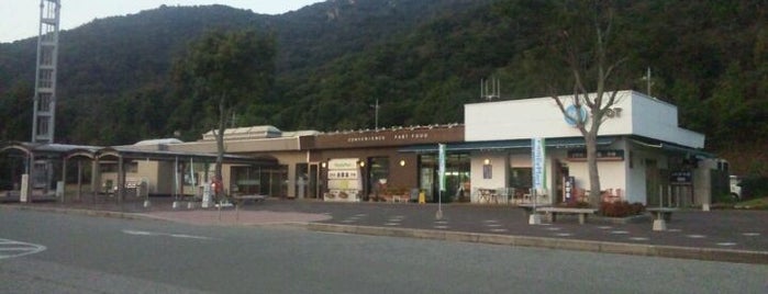 佐波川SA (下り) is one of 山陽自動車道.