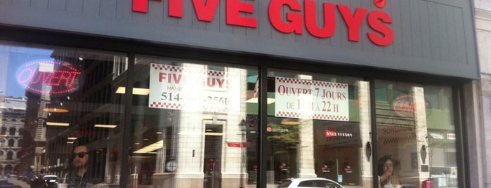 Five Guys is one of Montreal.