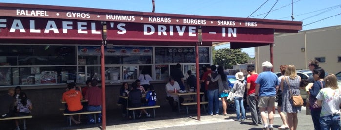 Falafel's Drive-In is one of Olly Checks In.