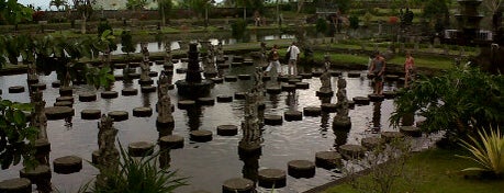 Tirta Gangga Water Palace is one of Beautiful places to do an engagement photo in Bali.