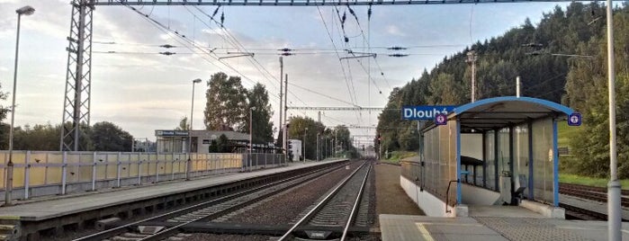 Železniční stanice Dlouhá Třebová is one of Železniční stanice ČR: Č-G (2/14).
