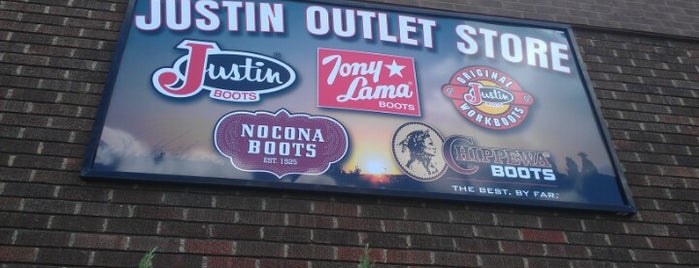 Justin Boot Outlet is one of The 7 Best Shoe Stores in Fort Worth.
