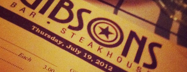 Gibsons Bar & Steakhouse is one of Random 1.