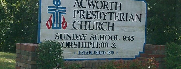 Acworth Presbyterian Church is one of Filmed in Georgia!.