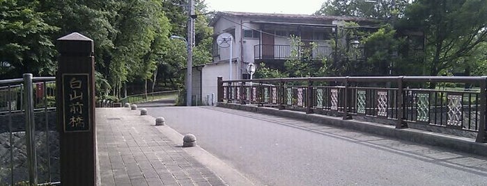 白山前橋 is one of 和田堀公園 橋巡り.