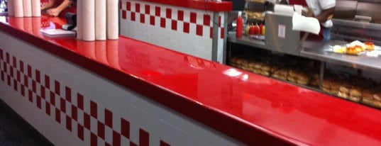 Five Guys is one of Cynthia’s Liked Places.